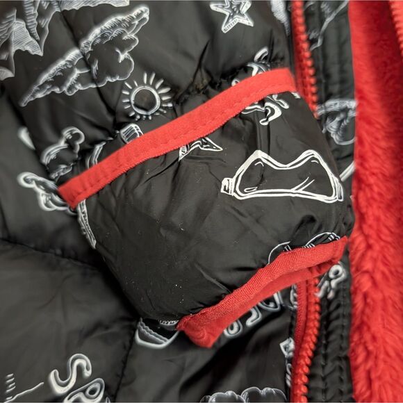 Spyder Infant Boys 1 Piece Hood Snowsuit Bodysuit 9-12 Month Black Red NWOT - Picture 6 of 9